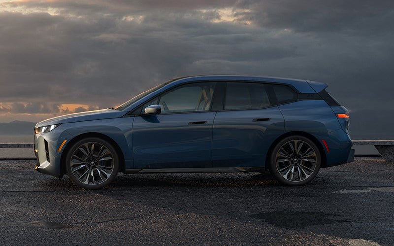 The BMW iX parked sideways shot. | Newbold BMW in O Fallon IL
