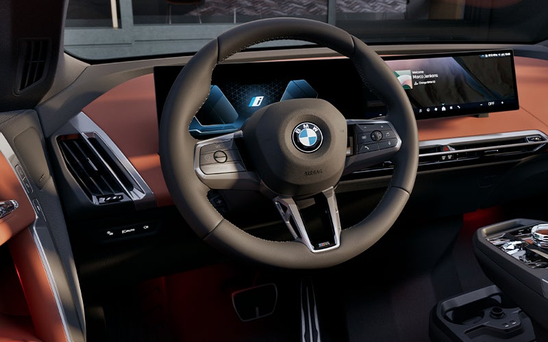 The BMW iX steering wheel. | Newbold BMW in O Fallon IL