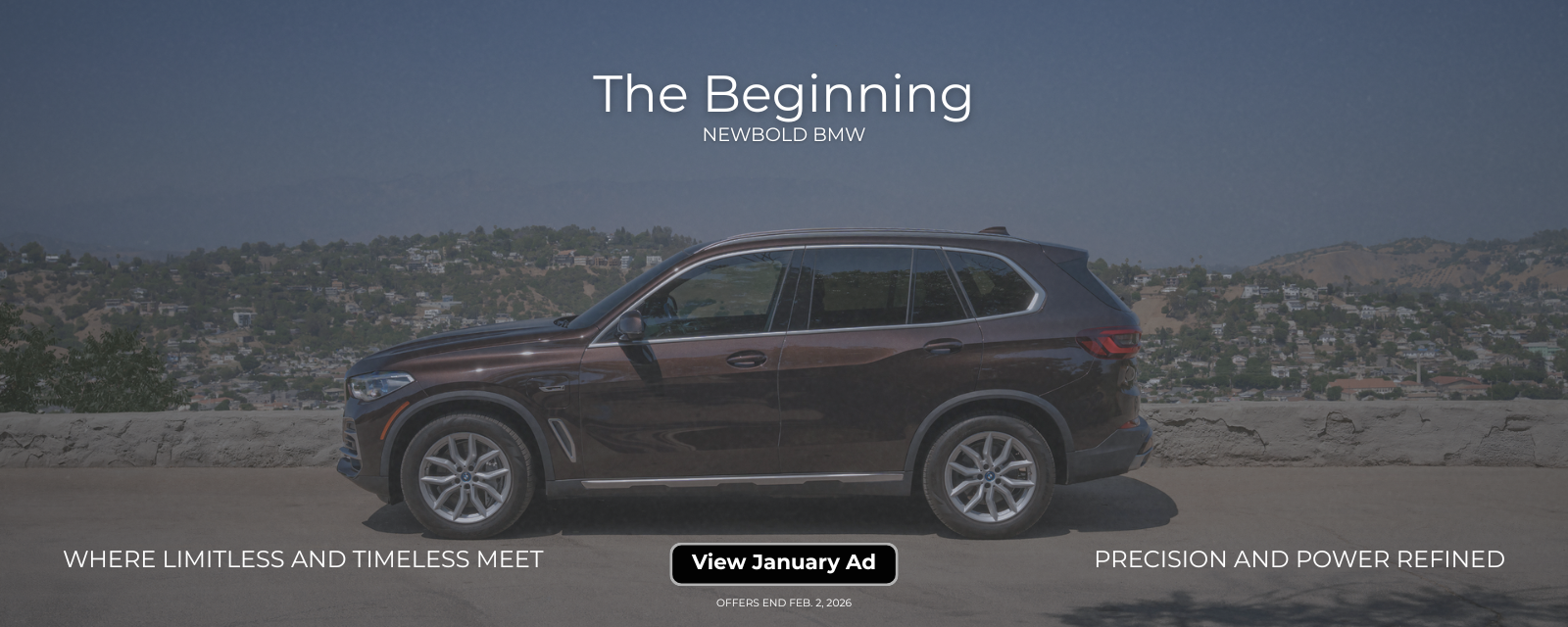 BMW: The Beginning Sales Event - January Offers