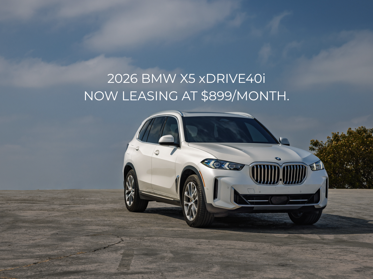 2026 X5 LEASE OFFER